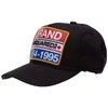 Dsquared2 Lobby Boy Baseball Cap In Nero