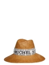 MAISON MICHEL KATE PAPER FEDORA HAT,11355816