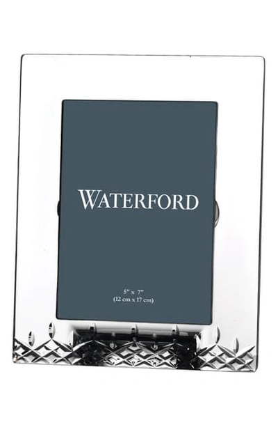 Waterford Lismore Essence Lead Crystal Picture Frame In Clear