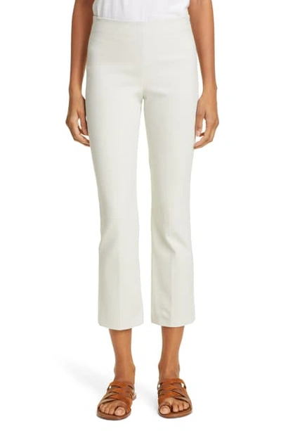 Vince Cropped Flared Trousers In Neutrals