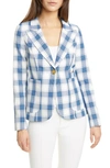 SMYTHE DUCHESS PLAID BLAZER,SP2011C