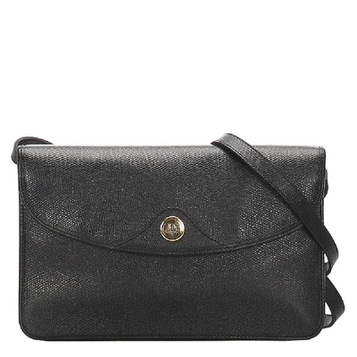 Pre-owned Dior Black Leather Crossbody Bag