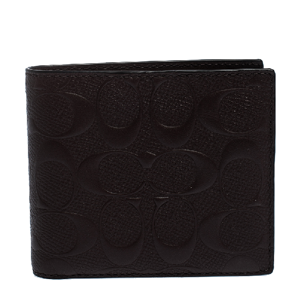 Coach Bifold Wallet Size IUCN Water