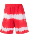 Msgm Bermuda With Coulisse In Red
