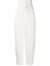 GIVENCHY GIVENCHY WOMEN'S WHITE COTTON PANTS,BW50CN10H3105 40