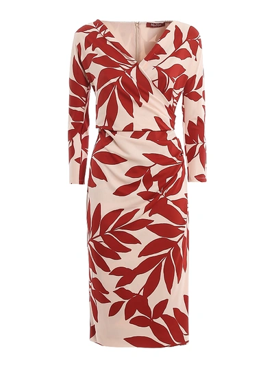 Max Mara Bebbio Dress In Light Red