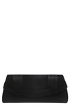 Nina Women's Classic Satin Clutch In Black Noble Satin