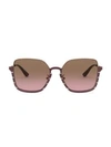 Tory Burch 56mm Rose Goldtone Gradient Sunglasses