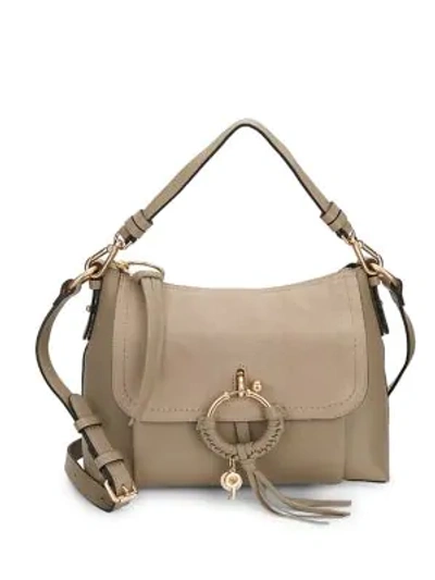 See By Chloé Women's Small Joan Leather Shoulder Bag In Motty Grey
