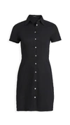 THEORY SHORT SLEEVE BUTTON DOWN DRESS