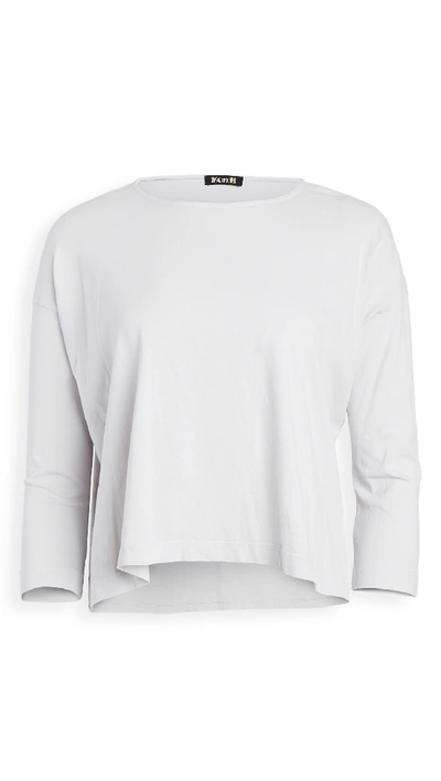 Kondi A-line Shirt In Dove Grey