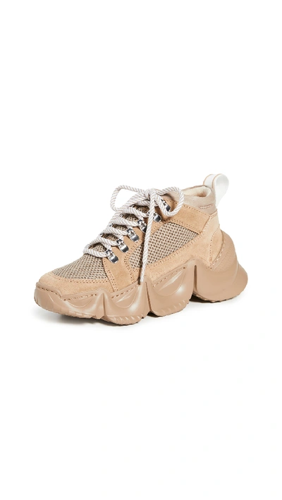 Last Track Sneakers In Taupe