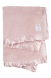 Little Giraffe Babies' Chenille Blanket In Dusty Pink