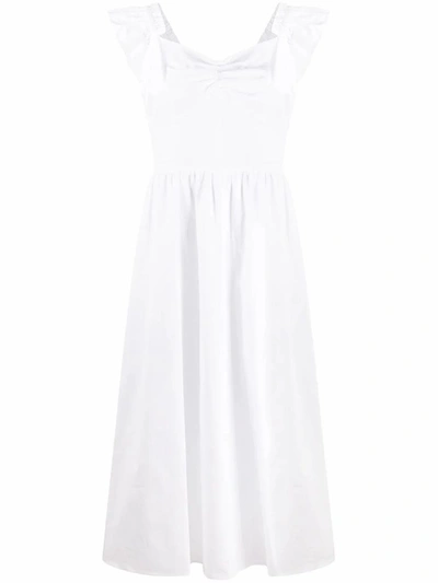 Michael Kors Womens White Cotton Dress