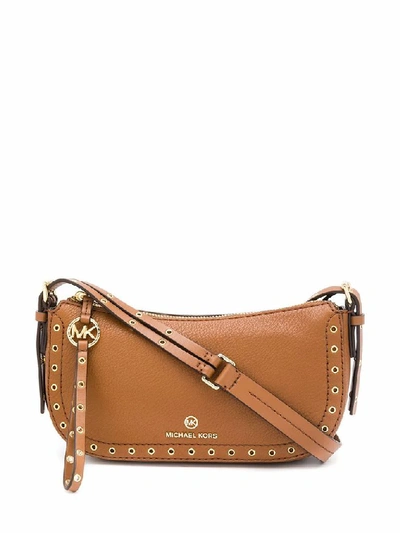 Michael Kors Women's Brown Leather Shoulder Bag