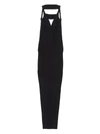 Rick Owens Cut-out Sleeveless Maxi Dress In Black