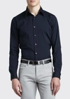 Theory Sylvain Tailored-fit Sport Shirt In Eclipse