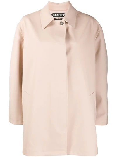 Tom Ford Oversized Car Coat In Neutrals