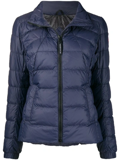 Canada Goose Abbott Zipped Jacket In Navy