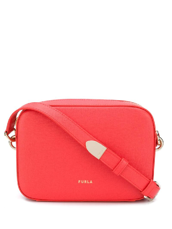 Furla Block Medium Crossbody Bag In Red ModeSens