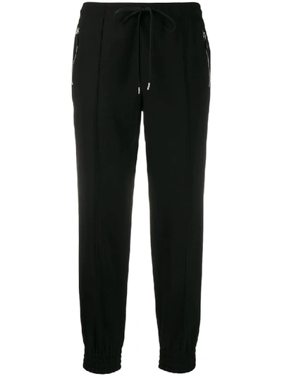 Ermanno Scervino Drawstring Track Trousers In Black