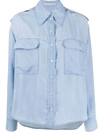 STELLA MCCARTNEY POCKET CHAMBRAY SHIRT