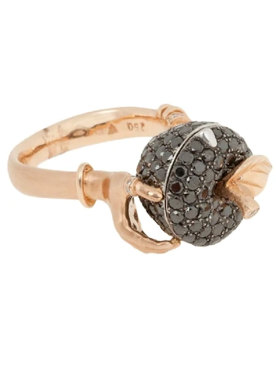 Stephen Webster Small Poison Apple Ring In Black