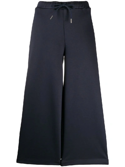 Fay Palazzo Trousers In Blue