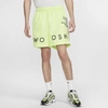 Nike Sportswear Swoosh Men's Woven Shorts In Barely Volt,white,blue Force,black