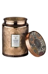 Voluspa Japonica Large Glass Jar Candle In Copper Clove