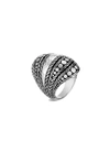 John Hardy Dot' Hammered Sterling Silver Dome Ring