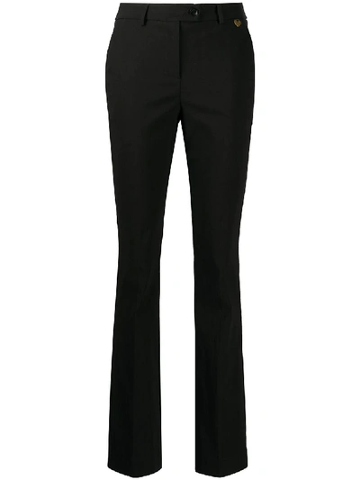 Twinset Slim Fit Tailored Trousers In Black