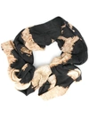 GANNI MAXI LEOPARD SCRUNCHY