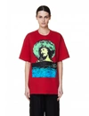 UNDERCOVER RED COTTON PRINTED T-SHIRT,UCY1891-2/RED