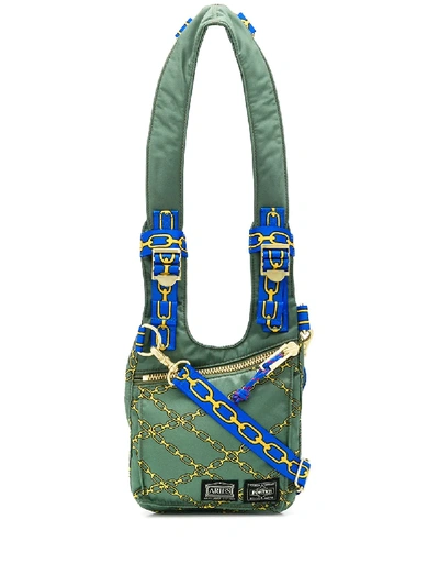 Aries X Porter By Yoshida Chain Harness Bag In Green | ModeSens