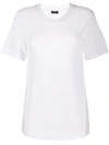 Joseph Knitted Short Sleeve Top In White