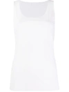 Wolford White Aurora Pure Top In Multi-colored