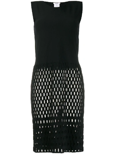 Wolford Alexa Laser-cut Sheath Dress In Black