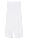 Theory 'good Linen' Wide Leg Pull-on Pants In White