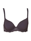 Simone Perele Promesse 3d Plunge Underwire Bra In Anthracite