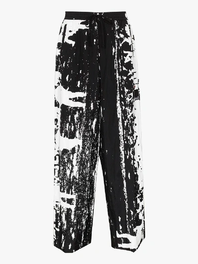 Th X Vier Antwerp X Taro Horiuchi Printed Trousers In Black