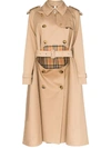 BURBERRY CUTOUT DOUBLE-BREASTED TRENCH COAT
