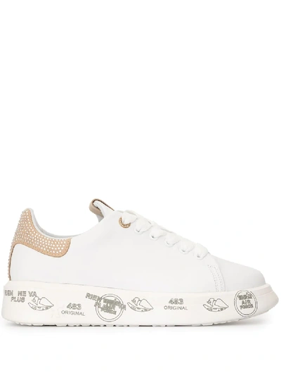 PREMIATA PLATFORM LOW TOP SNEAKERS