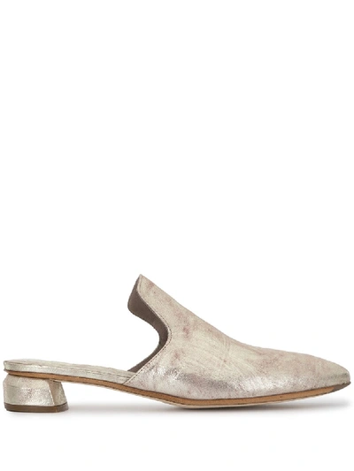 Officine Creative Sauvanne Mules In Gold