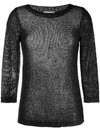 Snobby Sheep Sequin-embellished Top In Black