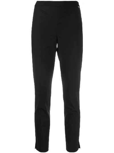 Twinset High-rise Skinny Fit Jeans In Black