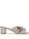 LOEFFLER RANDALL EMILIA PLEATED KNOTTED MULES