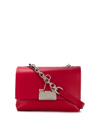 Off-white Binder Clip Mini Bag In Red