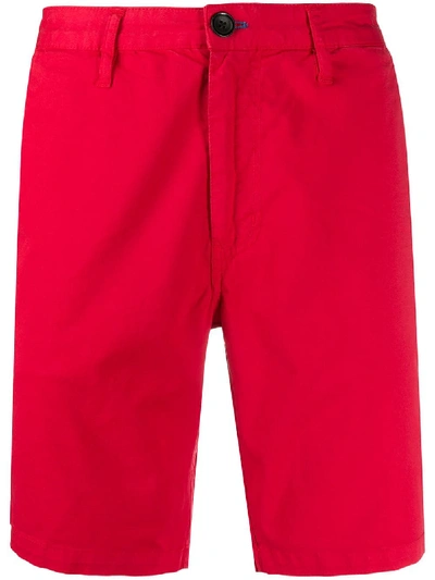 Ps By Paul Smith Classic Chino Shorts In Red