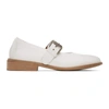 MARSÈLL MARSELL WHITE BUCKLE MARCELLINA SHOES
